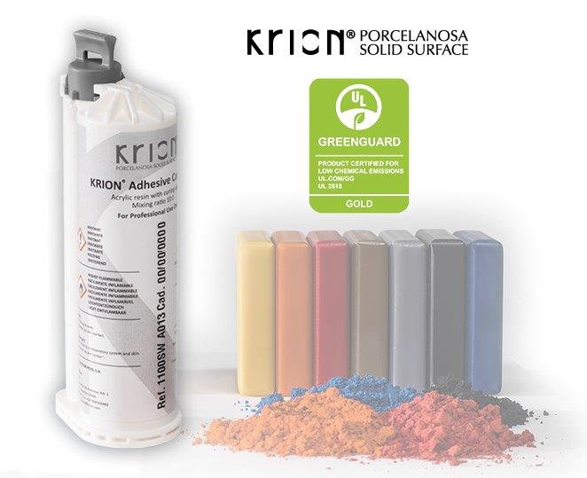 Los adhesivos Krion® obtienen el certificado GREENGUARD 